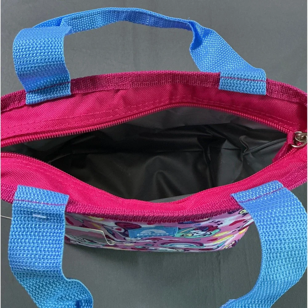 Igloo Lunch Tote Cooler Bag Pink Blue Unicorns Insulated Zipper New with Tags